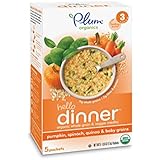 Plum Organics Baby Hello Dinner, Pumpkin, Spinach, Quinoa and Baby Grains, 3 Ounce