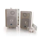 Cables to Go 40539 40 Watt 3-Way Wall/Ceiling-Mount Speakers (Light Grey)