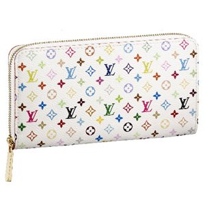 (ルイヴィトン)LOUIS VUITTON モノグラム・マルチカラー ジッピーウォレット M60241 ホワイト/リッチ [並行輸入品]