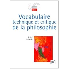 Vocabulaire technique et critique de la philosophie