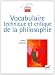 Vocabulaire technique