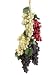 SIX New 16" Strings of Grape Clusters in Five Assorted Colors for Home Decoration