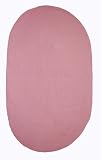 Tadpoles Basics Braided Chenille Rug - Solid Pink
