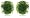 14k Yellow Gold 5mm Chrome Diopside Round Stud Earrings