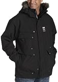  : Helly Hansen Men's Republic Down Jacket with Fur,Black,Small