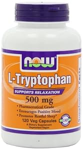 NOW Foods L-Tryptophan 500mg, 120 Vcaps