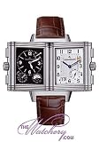 Jaeger-LeCoultre Reverso Grande GMT Mens Manual Watch Two Time Zones Stainless Steel on Strap 302.84.20 or Q3028420