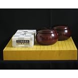 囲碁セット(本榧2寸)【碁盤・碁石・碁器付きの特価品】
