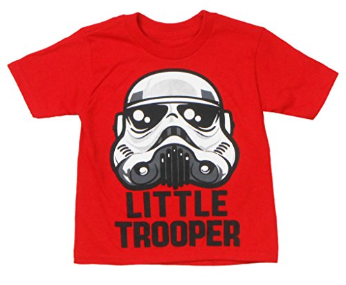 Disney Toddler Boys Star Wars Little Trooper T-Shirt Red 2T