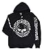 Harley-Davidson Men's Zippered Sweatshirt Jacket, Willie G Skull, Black 30296647