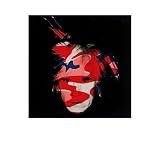 Self-Portrait, c.1986 (red, white and blue camo) Art Print Art Poster Print by Andy Warhol, 11x14