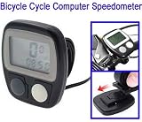 LUPO Bicycle LCD Cycle Computer Odometer Speedometer - BLACK
