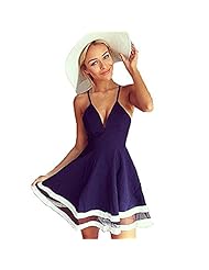 Sexy V-neck Chiffon/Polyester Spring Summer Mesh  Dress
