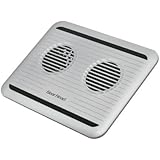 Gear Head Dual-Cool Laptop Cooling Fan - Silver/Black (USB) (ROHS) (CF3100SLV)