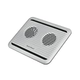 Gear Head Dual-Cool Laptop Cooling Fan - Silver/Black (USB) (ROHS) (CF3100SLV)