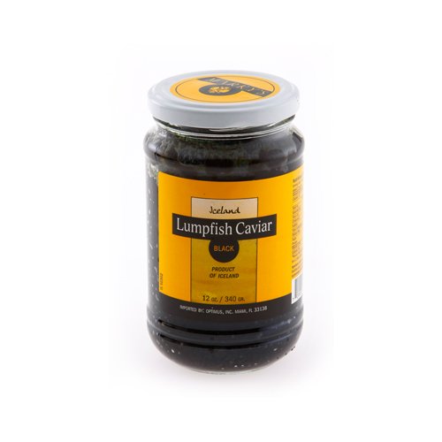 Black Lumpfish Caviar, Pasteurized - 12 oz