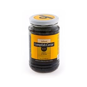 Black Lumpfish Caviar, Pasteurized - 12 oz