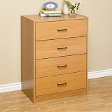 4-Drawer Chest in Alder Oak Finish By Mylex Furniture