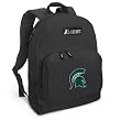 Michigan State University Backpack Black MSU Spartans Logo for Travel or School Bags - BEST QUALITY Unique Gifts For Boys, Girls, Adults, College Students, Men or Ladies