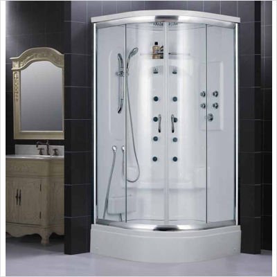 DreamLine SHJC-2140406-01 NIAGARA Jetted and Steam Shower, White and Chrome