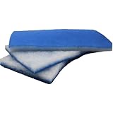 Value Pack -- Bonded Blue & White Poly Filter Pad Floss 600-square-inches