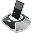 Eforcity Gray Disc-shaped Speaker for iPod / iPod Video / iPod nano / iPod Photo / iPod Mini / iPod Shuffle / CD Player / DVD Player / Laptop / PDA with Dock Plates