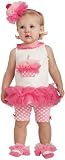 Mud Pie Baby-girls Newborn Cupcake Tunic and Shorties Set