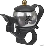 Dimension Tea Pot Bell Silver Black Bicycle Bike