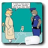Londons Times Funny Cat Cartoons - Curiosity Killed the Cat - Mouse Pads