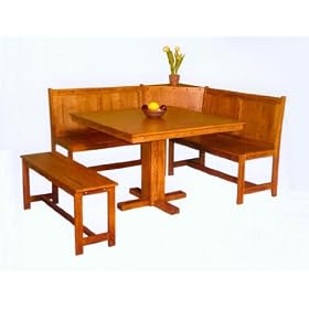 Sedona Breakfast Nook Set With Bench