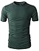 H2H Mens Casual Slim Fit Short Sleeve Crew-neck Summer T-Shirts of Various Colors