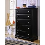 Cottage Collection Drawer Chest in Black