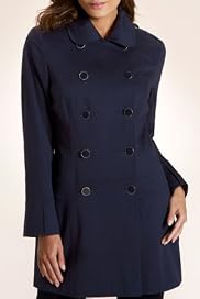 Per Una Cotton Rich Double Breasted Mac [T62-3322H-S]