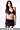 Sunsets Womens Twist Halter Top, Black , 34D