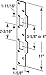 Prime-Line U 9427 Maximum Security Combination Strike, 11 In., Stamped Steel, Heavy Duty (Single Pack)
