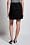 Stretch Cotton Pleat Front Skirt