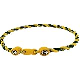 Green Bay Packers Titanium (Double Braid) Core Sport Necklace - 21 Inch