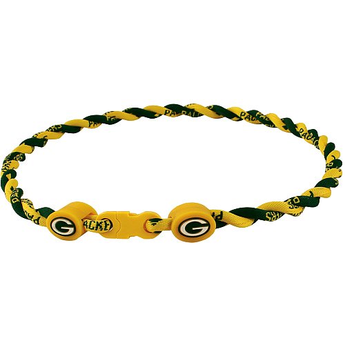 Eagles Wings Green Bay Packers Youth Titanium Twist Necklace