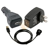 USB Cable +CAR +Home CHARGER FOR DELL AXIM X3 X3i X30