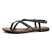 Womens Double Lines Ankle-Strap Gladiator Sandals (Adults)