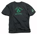 IRELAND RUGBY LOGO T-SHIRT (BLACK) SHORT-SLEEVE