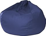 UPC 017155035092 product image for Gold Medal 30010546824 Medium Leather Look Beanbag, Tween Size, Navy | upcitemdb.com