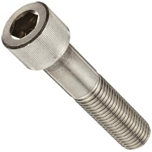 18-8 Stainless Steel Socket Cap Screw, Internal Hex Drive, Meets ASME/ANSI B18.3-2002, ASTM F837 Specifications, 3/8"-16, 3/4" Length, Pack Of 50