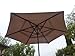 Formosa Covers | Premium Quality Double Vented 9ft 6 Ribs Outdoor Umbrella Replacement Canopy - 30% Heavier Than The Rest - Taupe (Canopy Top Only)