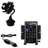 Blackberry Storm 2 Auto Cup Holder with Car Charger - Uses Gomadic TipExchange