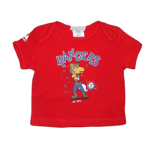 Infant / Baby MLB Texas Rangers My First Tee T-Shirt - Red (Size: 3/6)
