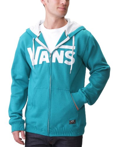 Vans Herren Sweatshirt Classic Zip Hoody, deep lake/lunar rock, M (MED Size 1021), VJ6K7UJ Preisvergleich