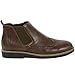 Alpine Swiss Men's Bulle Lined Wing Tip Chelsea Ankle Boots