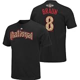 Milwaukee Brewers Ryan Braun 2011 All Star Game Name & Number Men's T-Shirt, X-Large