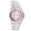 Avalon Chiasso Series Clear Plastic Sport Watch W/ Genuine Mother of Pearl Dial # 7408-6